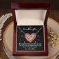 To My Granddaughter | Never Forget That I Love You - Black | Interlocking Hearts Necklace - Gift for Birthdays, Graduation, Holidays - ALL4THEGIFTOFIT
