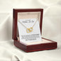 To My Beautiful Mother-In-Law | Gift of You | Interlocking Hearts Necklace - Gift for Mother's Day, Wedding, Birthday, Holidays - ALL4THEGIFTOFIT