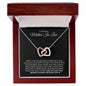 To The Best Mother-In-Law | Lucky and Blessed | Interlocking Hearts Necklace - Gift for Mother's Day, Wedding, Birthday, Holidays - ALL4THEGIFTOFIT