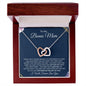 To My Bonus Mom | Life Gave Me the Gift of You | Interlocking Hearts Necklace - ALL4THEGIFTOFIT