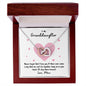 To My Granddaughter | Never Forget That I Love You - Mimi | Interlocking Hearts Necklace - Gift for Birthdays, Graduation, Holidays - ALL4THEGIFTOFIT