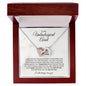 To My Unbiological Aunt | Life Gave Me the Gift of You | Interlocking Hearts Necklace - ALL4THEGIFTOFIT