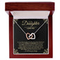 To My Daughter | I Believe In You | Interlocking Hearts Necklace - ALL4THEGIFTOFIT