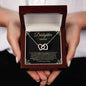 To My Daughter | I Believe In You | Interlocking Hearts Necklace - ALL4THEGIFTOFIT