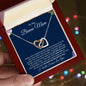 To My Bonus Mom | Life Gave Me the Gift of You | Interlocking Hearts Necklace - ALL4THEGIFTOFIT