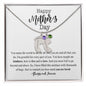 Happy Mother's Day | You are Loved | Baby Feet Necklace with Birthstone - ALL4THEGIFTOFIT