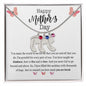 Happy Mother's Day |You are Loved | Baby Feet Necklace with Birthstone - ALL4THEGIFTOFIT
