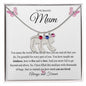 To My Beautiful Mum | You are Loved | Baby Feet Necklace and Birthstone - Gift for Mother's Day, Birthday, Holidays - ALL4THEGIFTOFIT