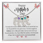 Happy Mother's Day |You are Loved | Baby Feet Necklace with Birthstone - ALL4THEGIFTOFIT