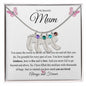 To My Beautiful Mum | You are Loved | Baby Feet Necklace and Birthstone - Gift for Mother's Day, Birthday, Holidays - ALL4THEGIFTOFIT