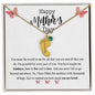 Happy Mother's Day |You are Loved | Baby Feet Necklace with Birthstone - ALL4THEGIFTOFIT