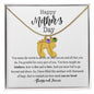 Happy Mother's Day | You are Loved | Baby Feet Necklace with Birthstone - ALL4THEGIFTOFIT