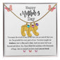 Happy Mother's Day |You are Loved | Baby Feet Necklace with Birthstone - ALL4THEGIFTOFIT