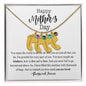 Happy Mother's Day | You are Loved | Baby Feet Necklace with Birthstone - ALL4THEGIFTOFIT