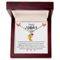Happy Mother's Day |You are Loved | Baby Feet Necklace with Birthstone - ALL4THEGIFTOFIT