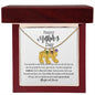 Happy Mother's Day | You are Loved | Baby Feet Necklace with Birthstone - ALL4THEGIFTOFIT