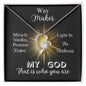 Way Maker | Forever Love Necklace - Gift for Easter, Confirmation, Birthdays, Holidays - ALL4THEGIFTOFIT