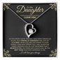 To My Daughter | I Believe In You | Forever Love Necklace - ALL4THEGIFTOFIT