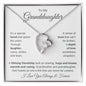 To My Granddaughter | Love You Always | Forever Love Necklace - Gift for Birthday, Holidays, Just Because - ALL4THEGIFTOFIT