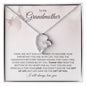 To My Grandmother | Life Gave Me The Gift Of You | Forever Love Necklace - Gift for Mother's Day. Birthday, Holidays - ALL4THEGIFTOFIT