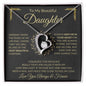 To My Beautiful Daughter | Love You Always & Forever | Forever Love Necklace - ALL4THEGIFTOFIT