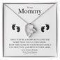 To My Mommy | Close To Your Heart | Forever Love Necklace - Gift for Wife, Mom-To-Be, Soulmate, Fiancée, Girlfriend - ALL4THEGIFTOFIT