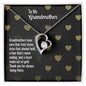 To My Grandmother | Heart of Gold | Forever Love Necklace - Gift for Mother's Day, Birthdays, Holidays, Just Because - ALL4THEGIFTOFIT