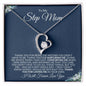 To My Step Mom | Thank You for Loving Me | Forever Love Necklace - Gift for Mother's Day, Birthdays, Holidays - ALL4THEGIFTOFIT