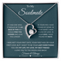 To My Soulmate | In Your Eyes I Have Found My Home | Forever Love Necklace - Gift for Wife, Fiance, Girlfriend - ALL4THEGIFTOFIT
