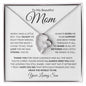 To My Beautiful Mom | You Mean The World To Me - Loving Son | Forever Love Necklace - ALL4THEGIFTOFIT