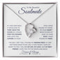 To My Beautiful Soulmate | I Love You to the Moon & Back | Forever Love Necklace -Gift for Wife, Fiance, Girlfriend - ALL4THEGIFTOFIT
