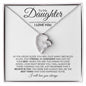 To My Daughter | You are Strong and Confident | Forever Love Necklace - ALL4THEGIFTOFIT