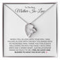To The Best Mother-In-Law | Lucky and Blessed | Forever Love Necklace - Gift for Mother's Day, Wedding, Birthday, Holidays - ALL4THEGIFTOFIT