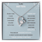 To My Baby Mama | Your Loving Partner | Forever Love Necklace - ALL4THEGIFTOFIT