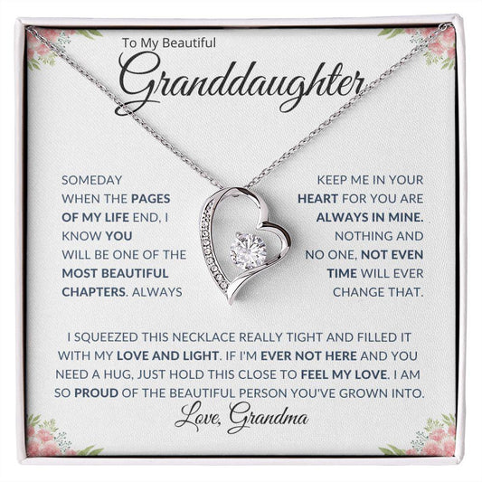 To My Beautiful Granddaughter | Always in My Heart | Love Grandma - ALL4THEGIFTOFIT