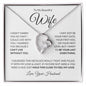 To My Beautiful Wife | I Can't Live Without You | Forever Love Necklace - Gift for Soulmate - ALL4THEGIFTOFIT