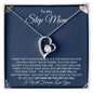 To My Step Mom | Life Gave Me the Gift of You | Forever Love Necklace - Gift for Mother's Day, Birthdays, Holidays - ALL4THEGIFTOFIT