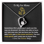 To My Fur Mama | I Love You Furever Baby! | Forever Love Necklace - ALL4THEGIFTOFIT