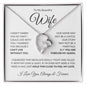 To My Beautiful Wife | Forever My Queen | Forever Love Necklace - Gift for Soulmate - ALL4THEGIFTOFIT