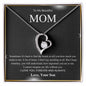 To My Beautiful Mom | Forever and Always - Son | Forever Love Necklace - Gift for Mother's Day, Birthday, Holidays - ALL4THEGIFTOFIT