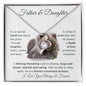 Father & Daughter | Forever Connected At Heart | Forever Love Necklace - ALL4THEGIFTOFIT