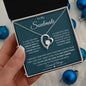 To My Soulmate | In Your Eyes I Have Found My Home | Forever Love Necklace - Gift for Wife, Fiance, Girlfriend - ALL4THEGIFTOFIT