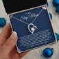 To My Step Mom | Life Gave Me the Gift of You | Forever Love Necklace - Gift for Mother's Day, Birthdays, Holidays - ALL4THEGIFTOFIT