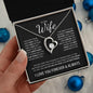 To My Wife | I Love You Forever & Always | Forever Love Necklace - ALL4THEGIFTOFIT