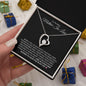 To The Best Mother-In-Law | Lucky and Blessed | Forever Love Necklace - Gift for Mother's Day, Wedding, Birthday, Holidays - ALL4THEGIFTOFIT
