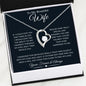 To My Beautiful Wife | Yours Forever & Always | Forever Love Necklace - ALL4THEGIFTOFIT