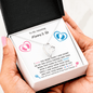 To My Amazing Mommy to Be | Love and Kicks | Love Knot Necklace - Gift for Mother's Day, Mom to Be, Baby Shower Gift, Expecting Mother, Pregnancy - ALL4THEGIFTOFIT