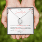 To My Beautiful Mother | I am Proud to Call You Mom | Forever Love Necklace - ALL4THEGIFTOFIT
