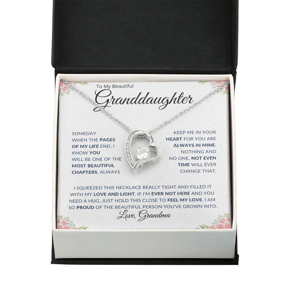To My Beautiful Granddaughter | Always in My Heart | Love Grandma - ALL4THEGIFTOFIT