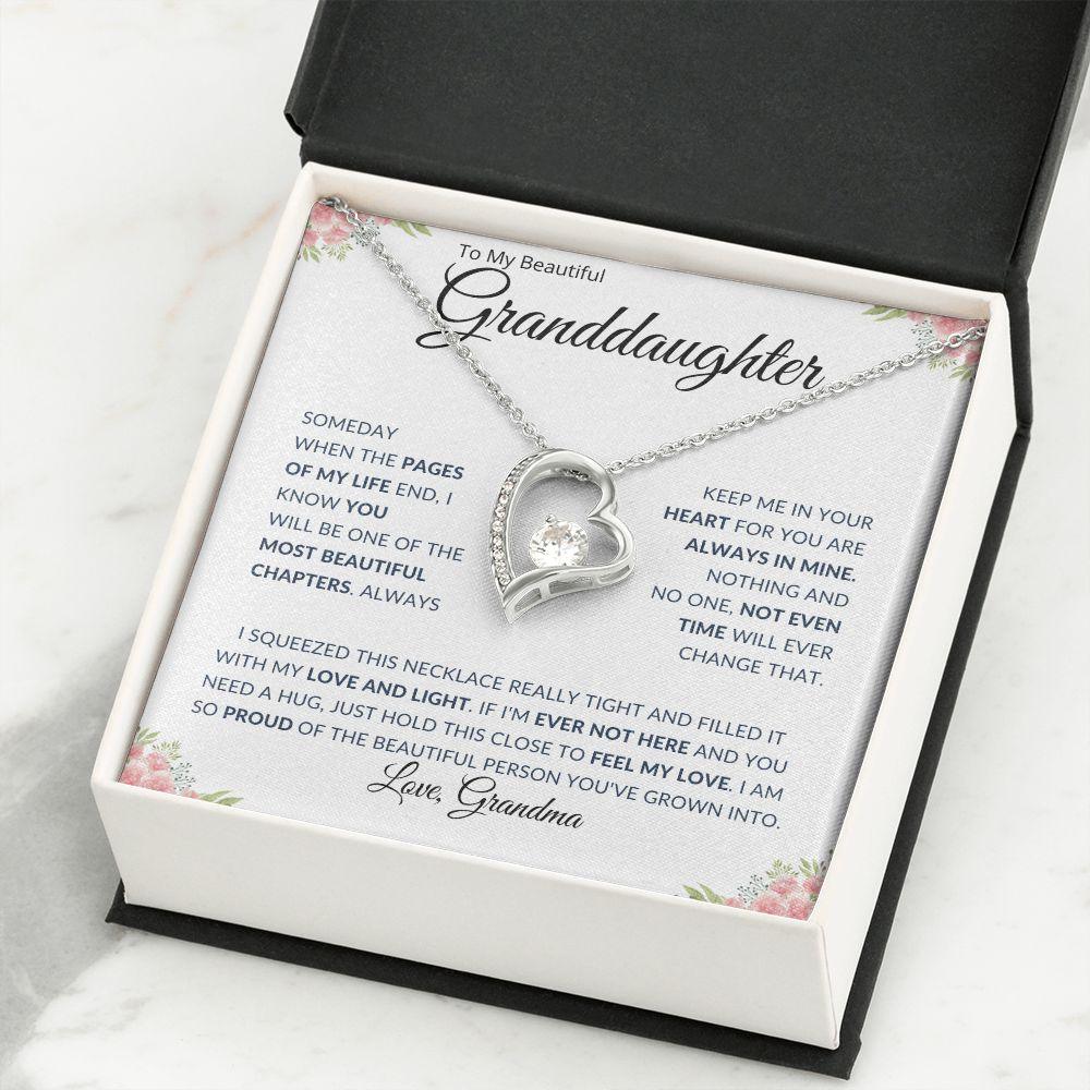 To My Beautiful Granddaughter | Always in My Heart | Love Grandma - ALL4THEGIFTOFIT